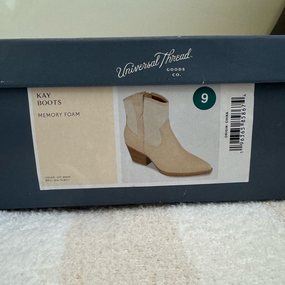 NTW Target beige low cowgirl boots - Picture 2 of 6